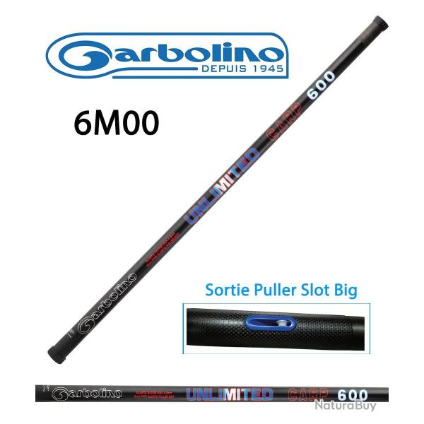 Canne Coup / Carpe Garbolino unlimited Carp 6M00 Canne seule