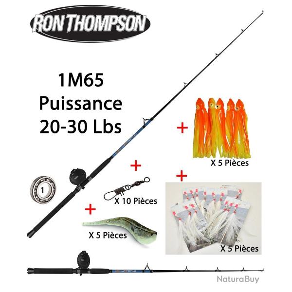 Pack mer Traine bateau Ron Thompson + accessoires