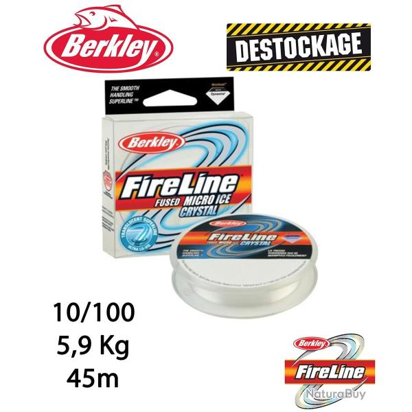 Tresse Berkley Fireline Micro Ice Crystal 10/100