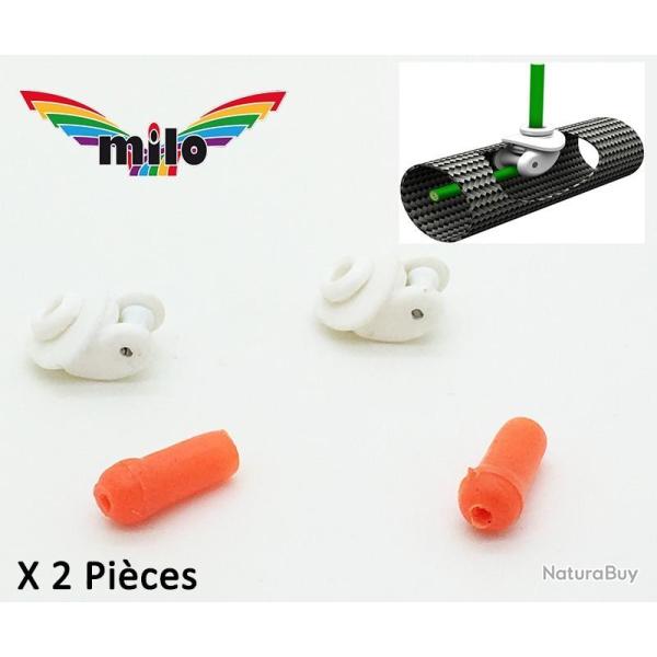 Entretoise pour �lastique / Sortie strippa roller bush Milo (2 Pi�ces)