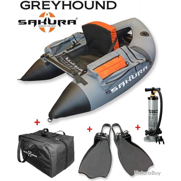 Pack Float Tube Sakura Greyhound complet