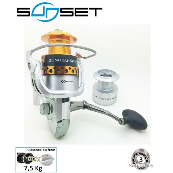 Moulinet Mer / Surf Sunset Sungear SW 6 503 FD