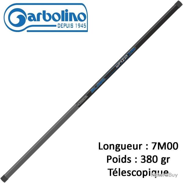 Canne Coup Telescopique Garbolino Bullet Whip 249 en 7M00 Canne livr�e montage �lastique classic