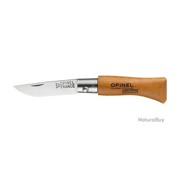 Couteau pliant Opinel Tradition Carbone n�02