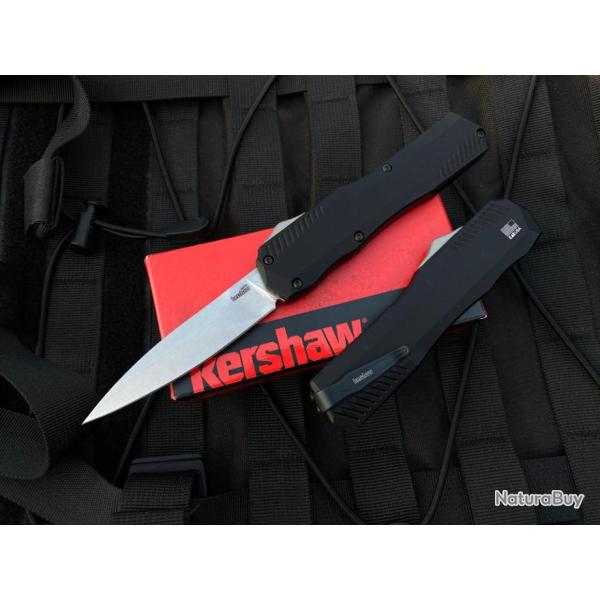 Couteau Kershaw Livewire OTF AUTO Black Lame Acier CPM-MagnaCut Manche Alum Clip USA KS9000