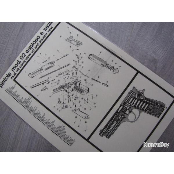 Notice /Eclat� BERETTA 92