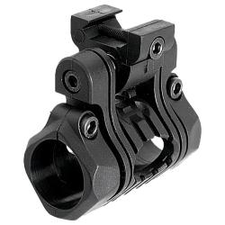 Support lampe tactique 5 positions CAA sur rail picatinny (24,4-27mm)