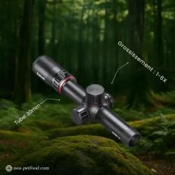 LUNETTE DE TIR BUSHNELL NITRO I+ - 1-6X24