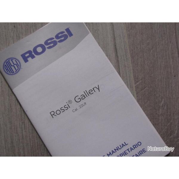 Notice/ Manuel  pour ROSSI CAL 22LR
