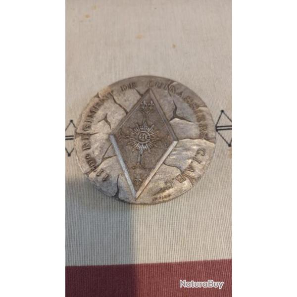MEDAILLE 11eme REGIMENT DE CUIRASSIERS C.I.A.B.C