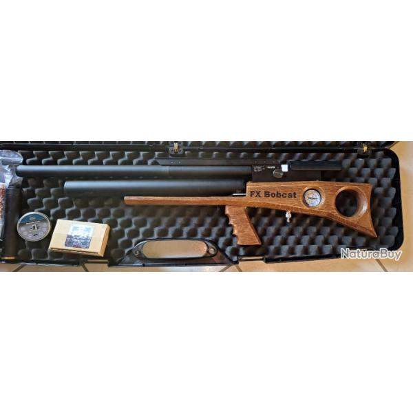 Fx bobcat 5,5 avec rgulateur dans a mallette avec 2 chargeurs silencieux intgr 2 crosse