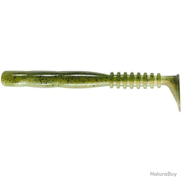 Leurre Souple Reins Fat Rockvibe Shad 8" - 20,3cm par 2 20,3cm #B16 - Dos Vert