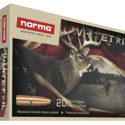 Boite de 20 Cartouches Norma Whitetail cal.8x57 JRS 196gr 12,7g