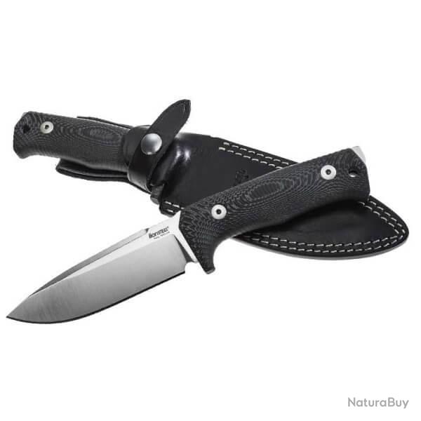 T5.MI Couteau fixe Lionsteel "T5" micarta noir/gris