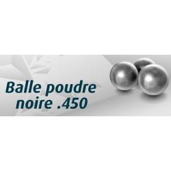 Balles rondes en plombs H&N Cal.45 (.450'') - Boite de 100