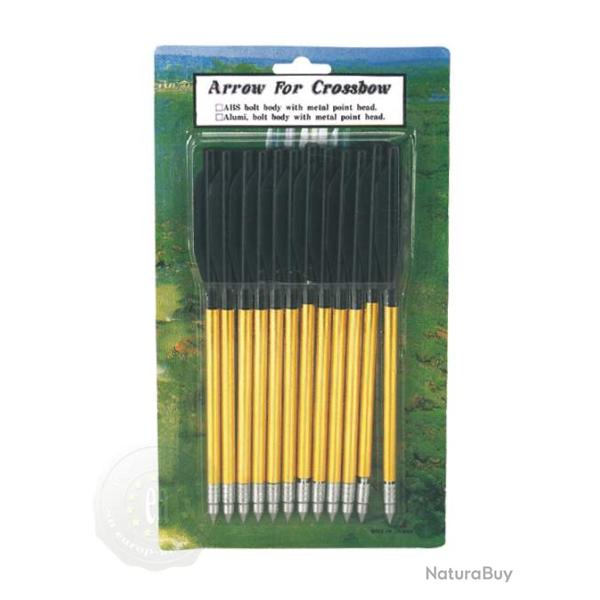 12 FL�CHETTES 6.5'' POUR PISTOLETS ARBAL�TE SHOOT AGAIN