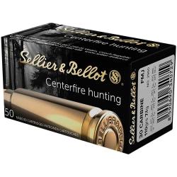 Cartouches SELLIER & BELLOT Calibre 30 CARBINE - FMJ RN - 110grs - Boite de 50 unit&eacute;s