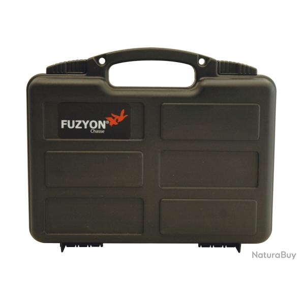 Mallette ABS pour arme de poing - FUZYON - Mousse pr�d�coup�e - Cadenassable - Noire - 29.5x18.7x6.5