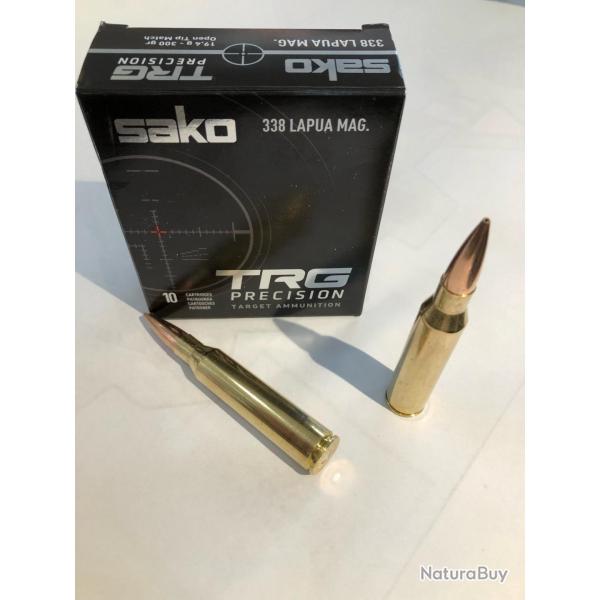CARTOUCHES SAKO 338 LAPUA MAGNUM MATCHING OTM 300grs - 19,4g - Boite de 10 unit�s
