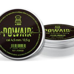 PLOMBS RONDS (DOMED) - POWAIR - 4.5MM - BOITE DE 500