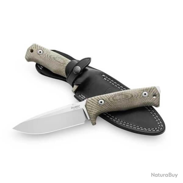 T5.CVG Couteau fixe Lionsteel "T5" micarta vert