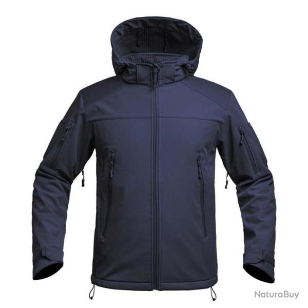 Veste Softshell V2 Fighter bleu marine Bleu Marine