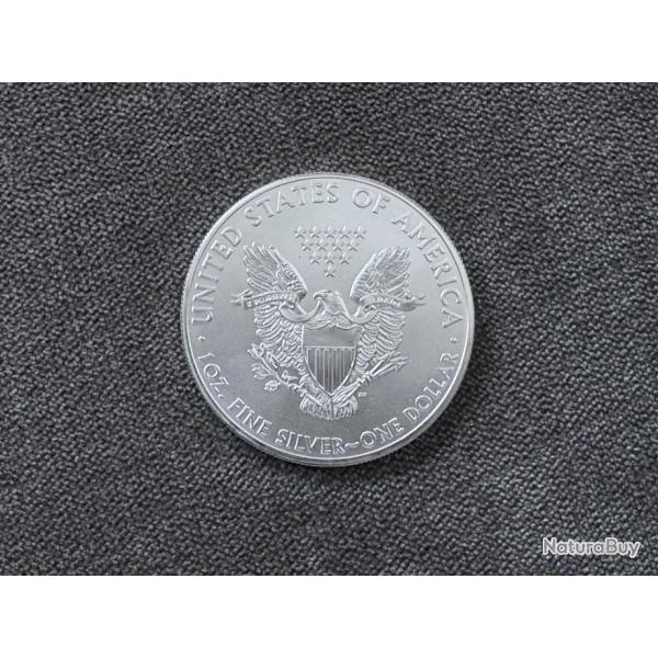 Pi�ce 1 dollar argent pur 2012 - once