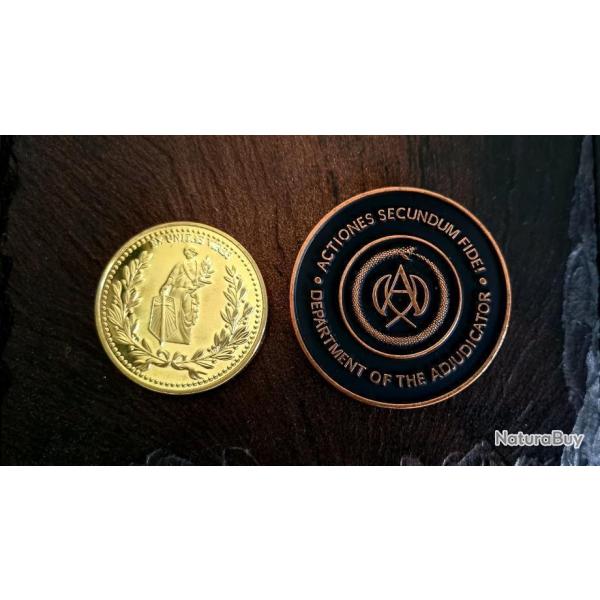 EXCLU PNA! NOUVELLE VERSION JETON ADJUVICATOR JOHN WICK NOUVELLE PICE OR JOHN WICK