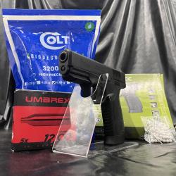 Pack pr&ecirc;t a tirer PISTOLET 6MM BERSA BP9CC CO2 BLOWBACK - Airsoft