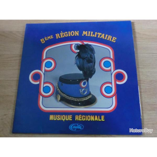 DISQUE 33 T  5eme REGION MILITAIRE