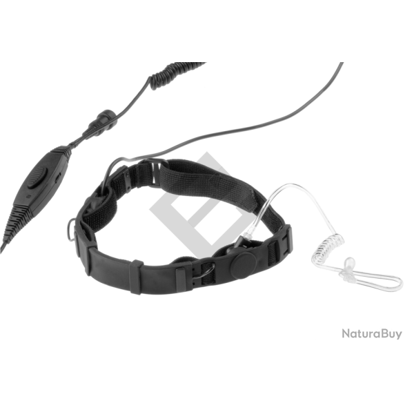 Set micro tactique SWAT laryngophone Motorola Talkabout - Emerson