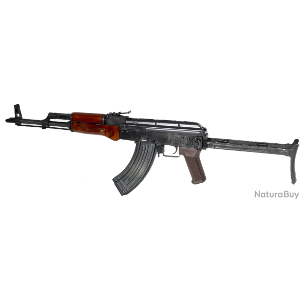 Kalashnikov AKMS AEG - Noir & Bois v�ritable - E&L