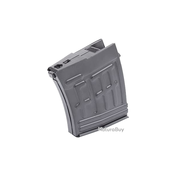 Chargeur Hi-Cap 200 BBs pour Kalashnikov Sniper (SVD) AEG - Noir - Cybergun/King Arms