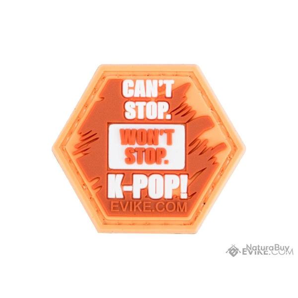 Srie Pop culture 5 : Patch "Can't Stop Won't Stop K-Pop" - Evike/Hex Patch