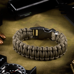 Bracelet Paracorde - Vert - Invader Gear