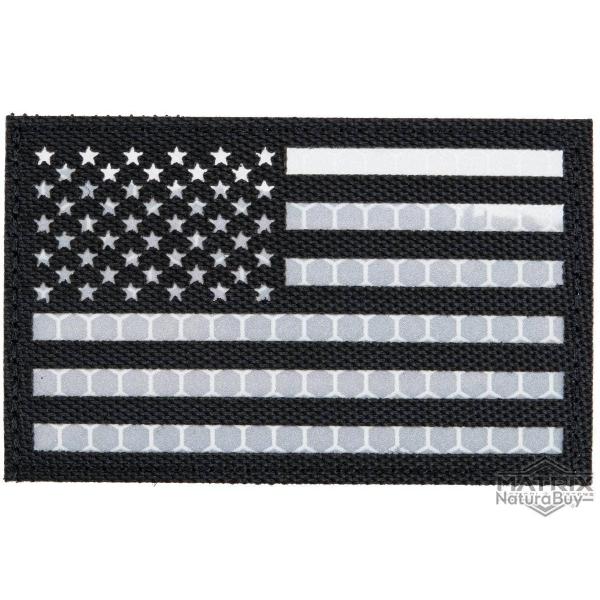 Patch US Reflective - Gauche / Noir - Matrix