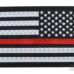 Patch US Thin Blue Red Reflective - Gauche / Noir - Matrix