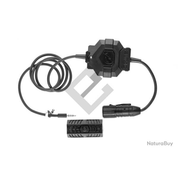 PTT double sans fil - Jack 3.5 / Noir - Z-Tactical
