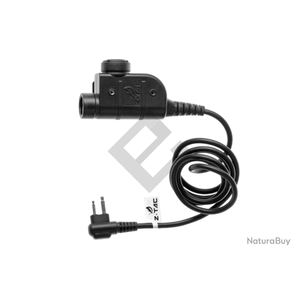 PTT zSLX U94 - Motorola 2-pin / Noir - Z-Tactical