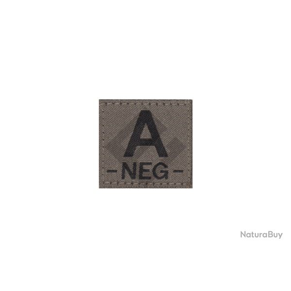 Patch groupe sanguin A Neg - RAL7013 - Clawgear