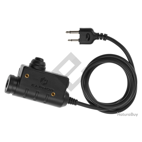 PTT M51 - ICOM / Noir - Earmor