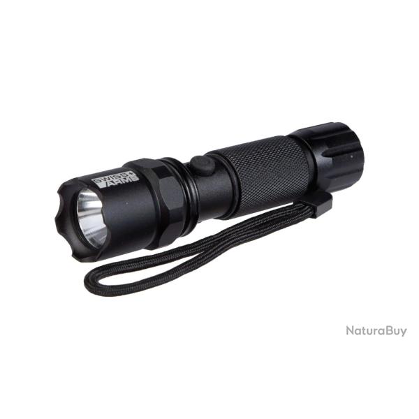 Lampe rechargeable avec anneau de montage et c�ble USB - Lumi�re blanche - Swiss Arms