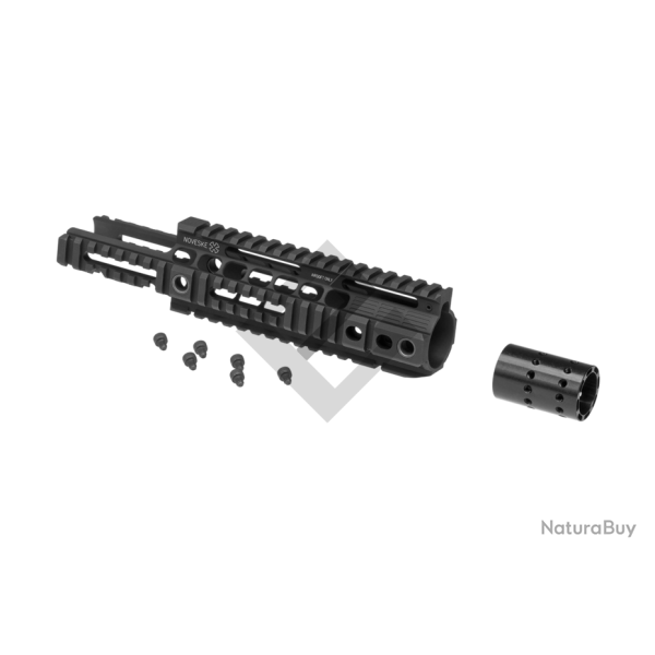 Garde-main 10" Open Top Noveske Free Float pour M4 AEG - Aluminium / Noir - Madbull