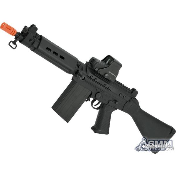 FAL SA58 EBB AEG - Type C / Noir - 6mmProShop/Jing Gong