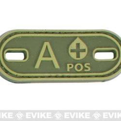 Patch Groupe Sanguin A POS - Marron - Matrix