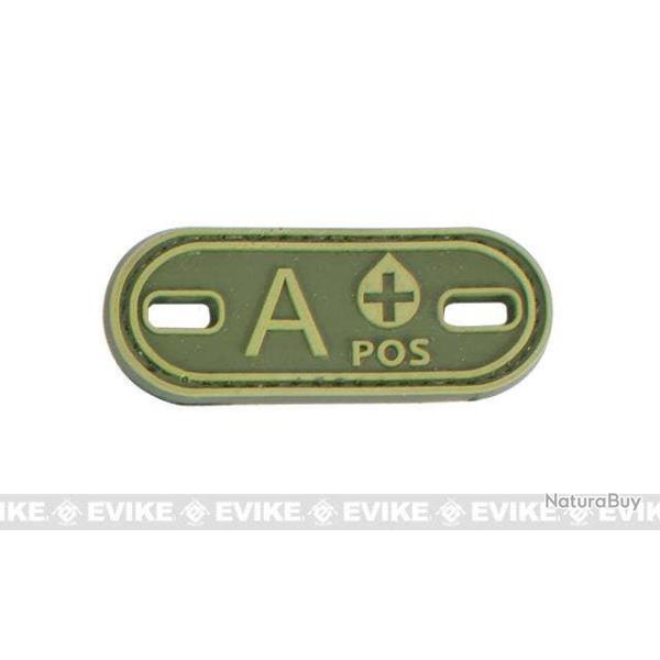 Patch Groupe Sanguin A POS - Marron - Matrix