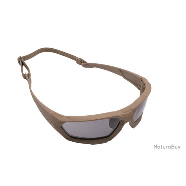 Lunettes balistiques Shadowstrike Essential Kit - Tan & Verres Clairs + Fums - Revision
