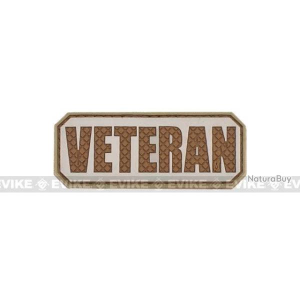 Patch PVC Veteran Tag - Tan - Matrix