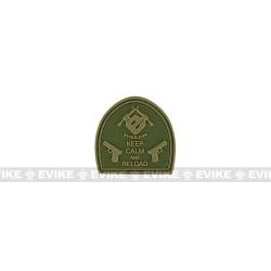Patch PVC "Keep Calm And Reload" - Olive Drab - Evike
