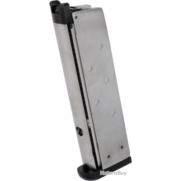 Chargeur gaz 15 BBs pour 1911 MEU GBB - Silver - WE